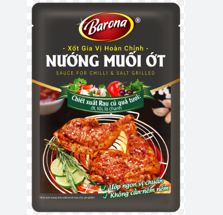 Xốt thịt nướng muối ớt barona