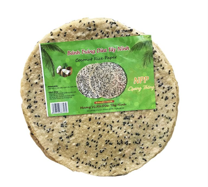 Bánh tráng dừa Tây Ninh (Túi 5 chiếc)