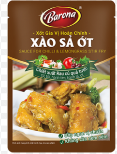 Gia vị xào sả ớt barona