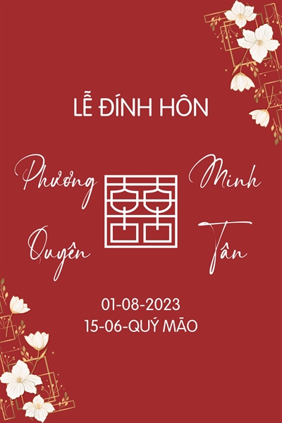 Bảng Cổng Cưới Formex 60x90 5mm