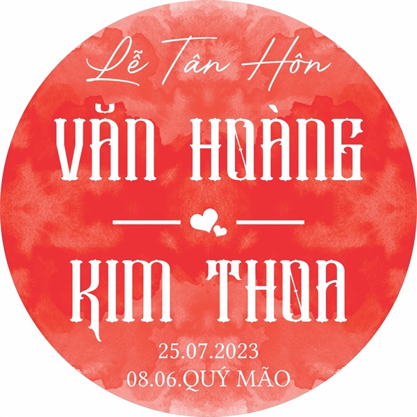 Bảng treo rèm gia tiên tròn 60x60 /5mm