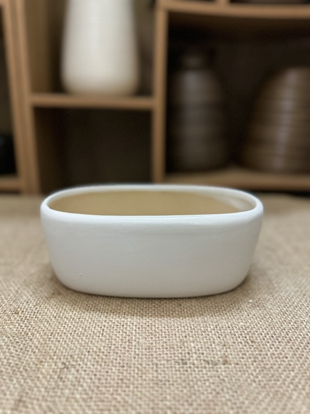 [Giá sỉ] Chậu cây để bàn- Chậu ovan - Chậu thuyền