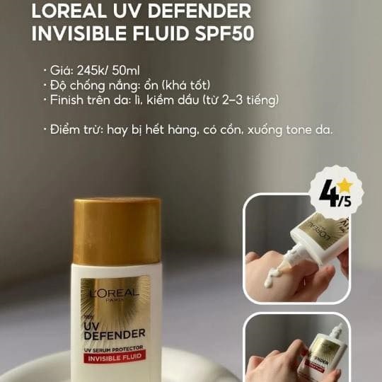 LOREAL - Chống Nắng L'Oreal Paris spf 50+Pa++++ - 50ML