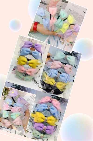 Cài tóc nơ Hàn quốc cho bé