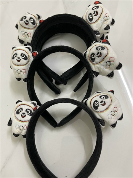 Cài tóc gấu trúc kute