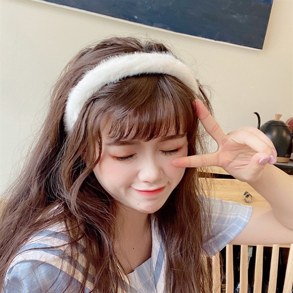 Cài lông xù trơn