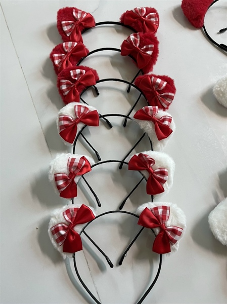 Cài tóc tai mèo nơ