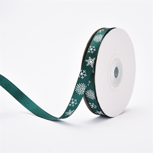 Ruy băng Bông tuyết xanh đậm (1x22m)/ RB45