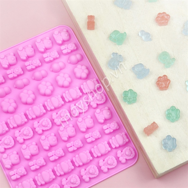 Khuôn Silicone chip chip Sư tử bàn chân