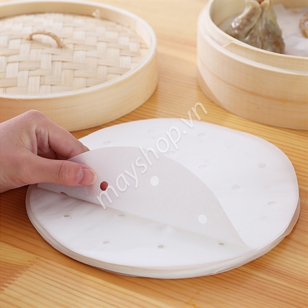 100 Giấy nến TRÒN đục lỗ (6inch/ 16cm)