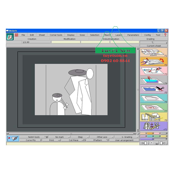 display Cài phần mềm Lectra Modaris 1