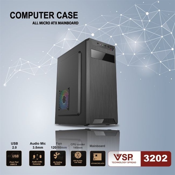display Bộ máy tính bàn Gigabyte H510 M-H/ I5-10400/ 8GB/2666/ Siliconpower 516GB/ VSP TiTan ET500W/ Wifi TPlink TL-WN722N 1