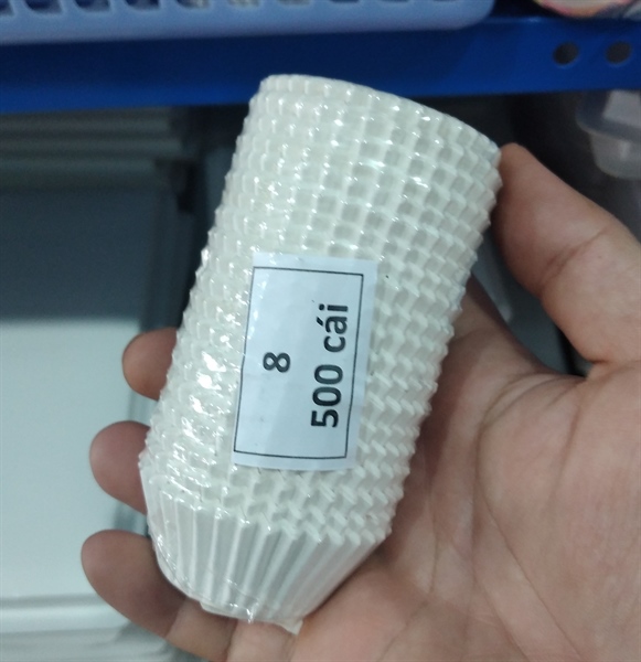 CHÉN GIẤY LÓT BÁNH SIZE 8