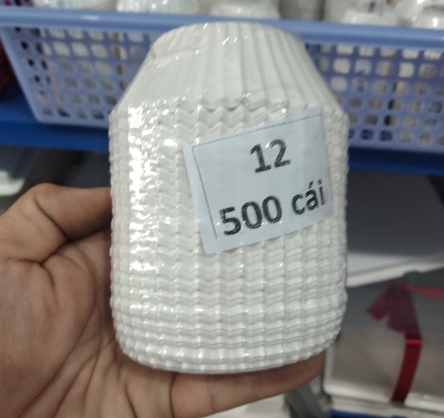 CHÉN GIẤY LÓT BÁNH SIZE 12