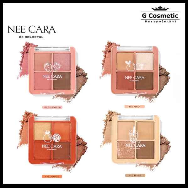 Phấn mắt Nee Cara Mini Fruits 01