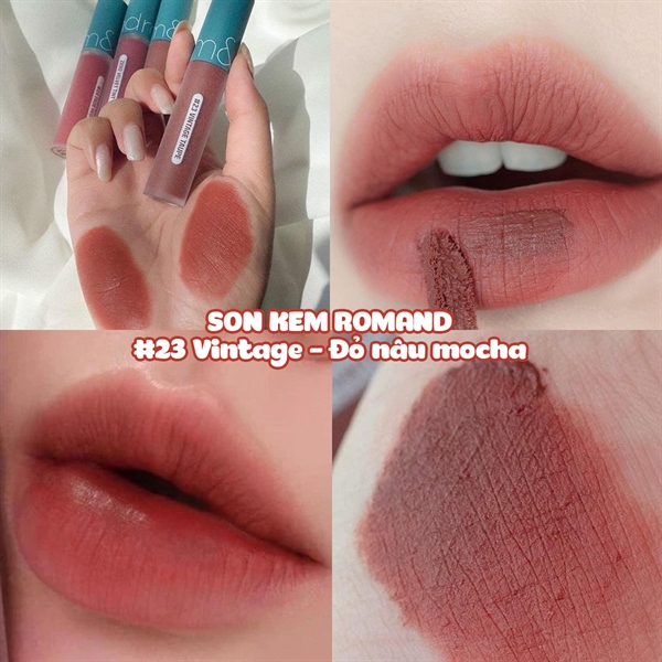 (VAT) Son Kem Lì Romand Zero 23 - Nâu Mocha