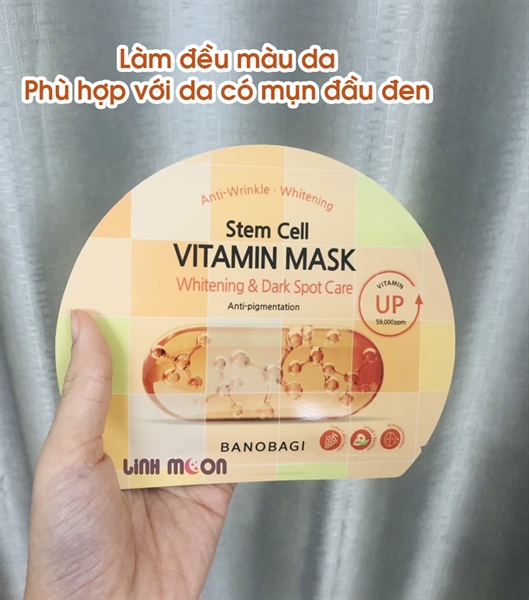 (VAT) Mặt nạ Banobagi STEM Dark Spot Care - Cam (hộp 10m)