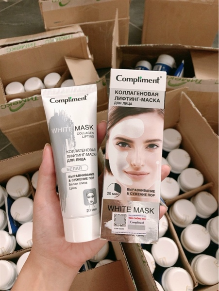 Mặt nạ đất sét Compliment 80ml - White Mask