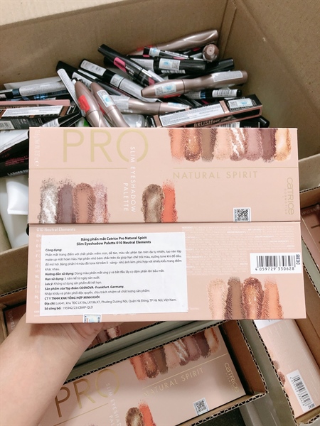 Phấn mắt Catrice Pro Slim 14 ô Natural Spirit - 010 Neutral Elements