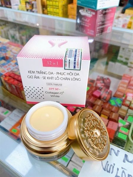 Kem dưỡng Collagen C+ White trắng da, phục hồi da, giữ ẩm, se khít lỗ chân lông 30g