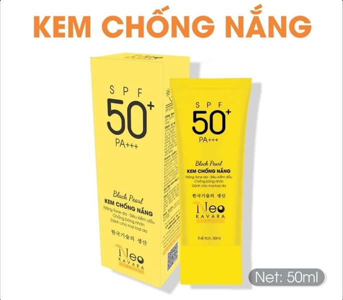 Kem chống nắng Neo Kavara Collagen nâng tone da, siêu kiềm dầu, chống bóng nhờn dành cho mọi loại da 50ml