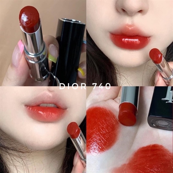 Son dưỡng có màu Dior Addict Lipstick Lacquer Stick 3.2g - 740 Saddle