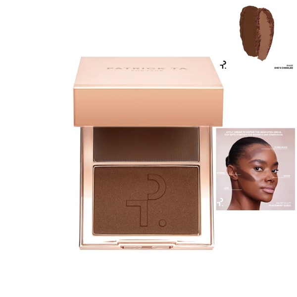 Patrick Ta - Tạo Khối 2 Ô Phấn & Kem Patrick Ta For Face Major Sculpt™