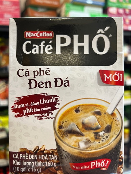 Cà phê phố đen đá