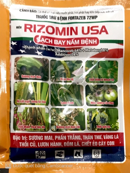 Thuốc Trừ Bệnh Fortazeb 72WP RizominUSA