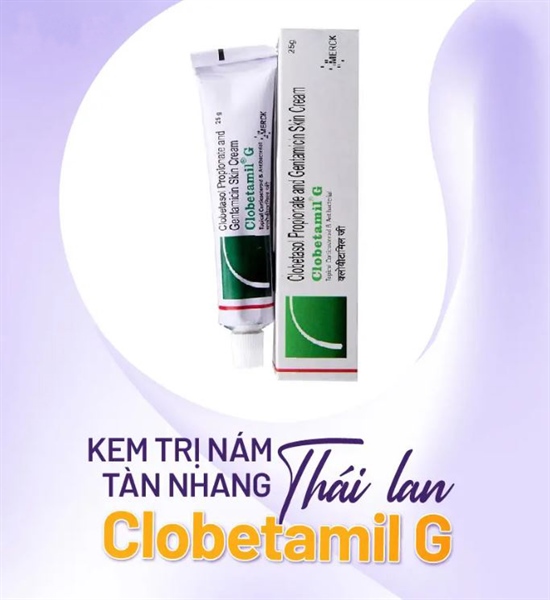 Kem Trị Nám Clobetamil G (Thái Lan) 25g