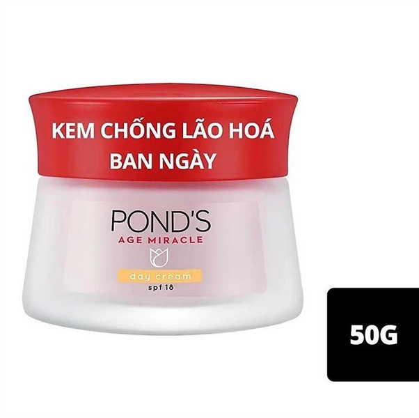 Kem Dưỡng Da Ban Ngày Dưỡng Trắng Da Chống Lão Hóa Pond's Age Miracle Cao Cấp (Thái Lan) 50g