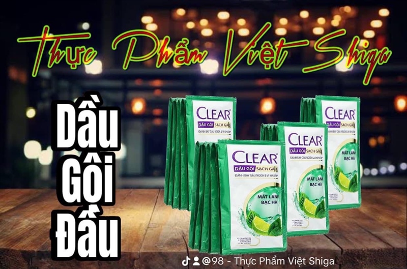 Dầu Gội CLEAR - Dây 10 gói