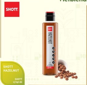 Siro shott hạt dẻ chai 1 lít (Thùng 6 chai)