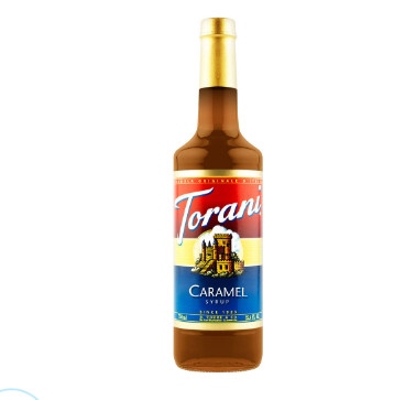 Siro torani Caramel chai 750ml (Thùng 12 chai)