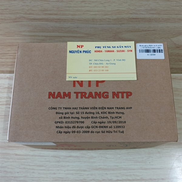 Bơm xăng RSX 14, 18 Fi NTP ( K03-H01 ) Có báo xăng