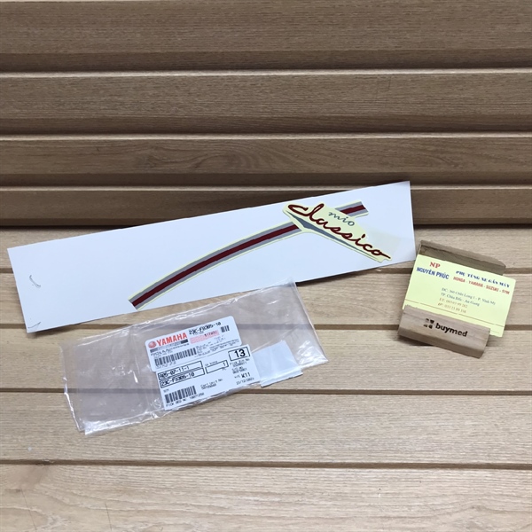 Tem nạ Trước Trái Classico ( xe vàng nâu 1234 )