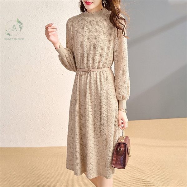 Váy len nữ dáng A