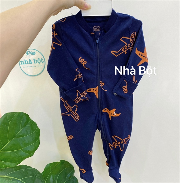 Sleepsuit Nhiều hãng 021221 xanh máy bay