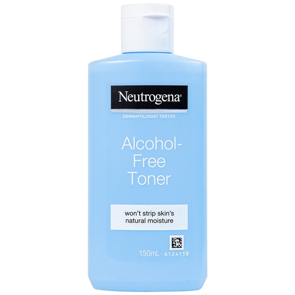 Nước hoa hồng Neutrogena Alcohol-Free Toner không cồn làm sạch, sáng da (150ml)