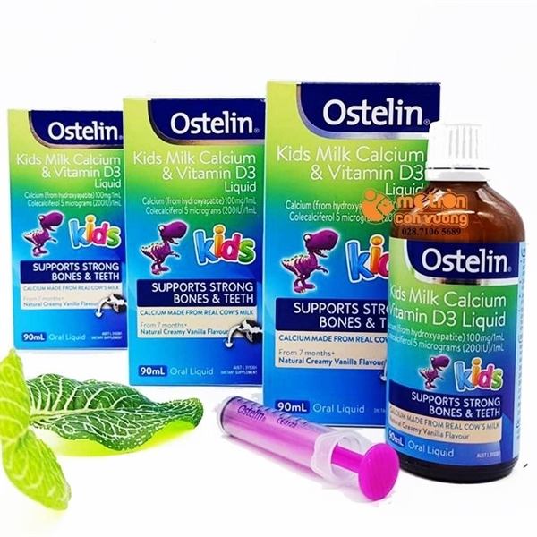 CANXI & VITAMIN D OSTELIN CHO BÉ 90ML