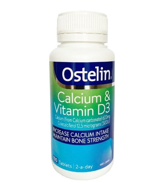 Canxi Ostelin Calcium & Vitamin D3 - 130 viên - Nhập Úc