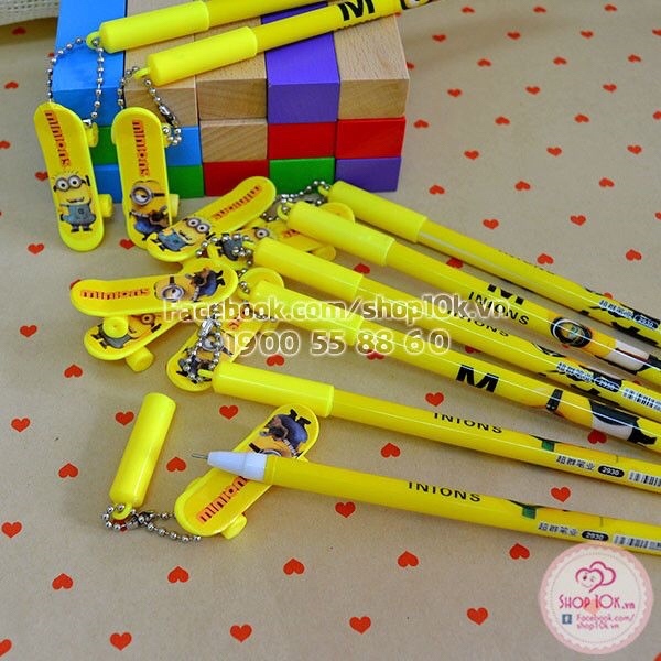 BÚT NƯỚC MINION VÁN TRƯỢT