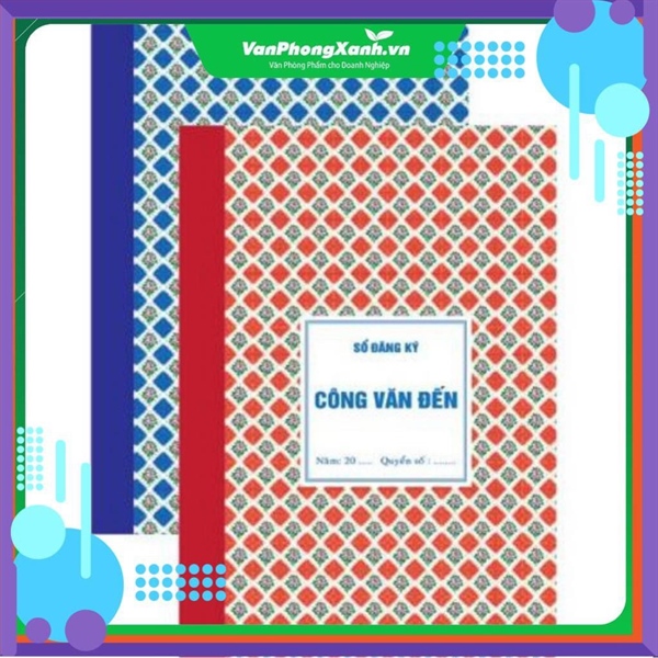 Sổ Công Văn Đến 160trt