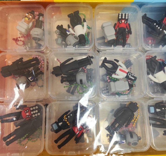 Móc khoá Skibidi toile cỡ to