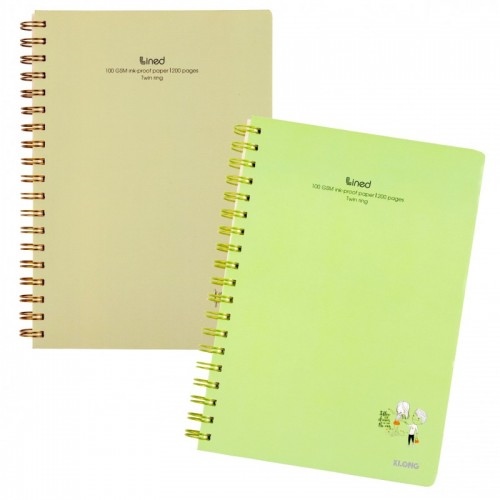 KL582-Sổ lò xo kép B5 kẻ ngang 200tr