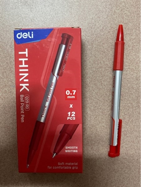 Bút bi Deli Q29-RD Đỏ