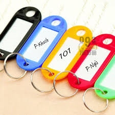 Móc khóa đánh số