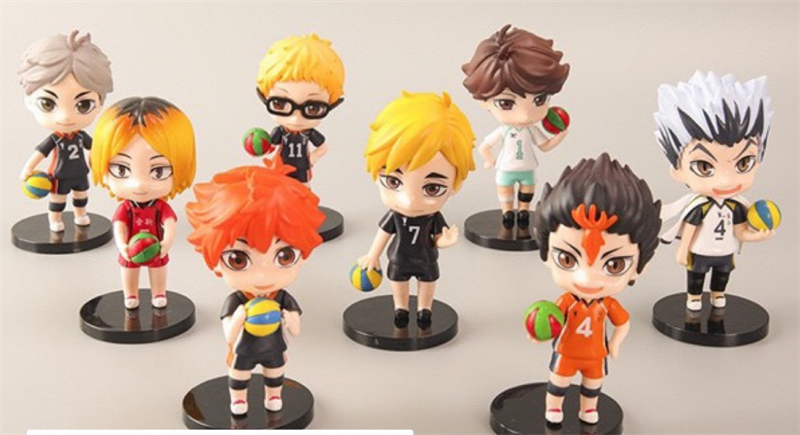 Mô hình 8 cầu thủ bóng rổ 8cm