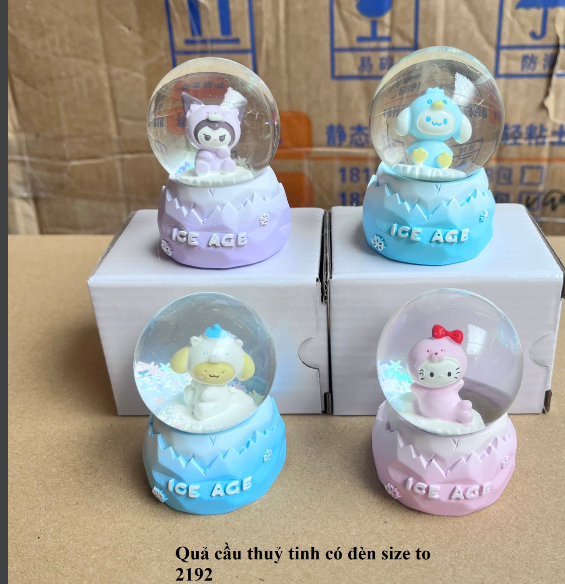 Quả cầu thủy tinh mini có đèn size to-TO2192