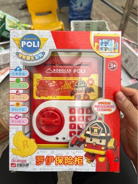 Đồ chơi két sắt hình Poli 3713